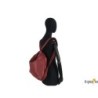 Convertible Bag-Backpack in genuine leather. Made in Italy