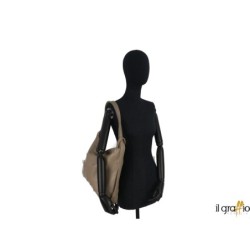 Convertible Bag-Backpack in genuine leather. Made in Italy