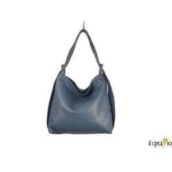 Borsa a spalla trasformabile in zaino.  Vera pelle. Made in Italy.