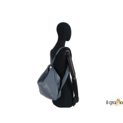 Convertible Bag-Backpack in genuine leather. Made in Italy