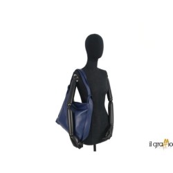 Convertible Bag-Backpack in genuine leather. Made in Italy