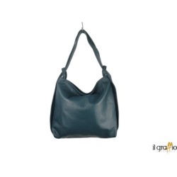 Borsa a spalla trasformabile in zaino.  Vera pelle. Made in Italy.