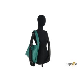 Convertible Bag-Backpack in genuine leather. Made in Italy