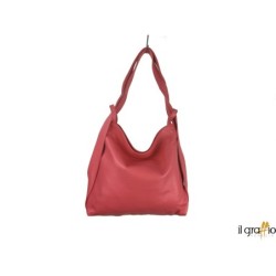 Convertible Bag-Backpack in genuine leather. Made in Italy