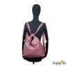 Convertible Bag-Backpack in genuine leather. Made in Italy