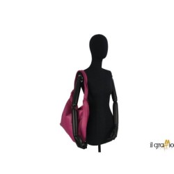 Convertible Bag-Backpack in genuine leather. Made in Italy