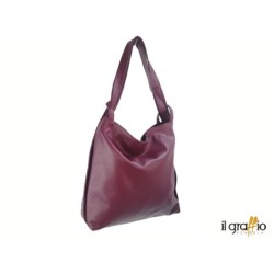 Convertible Bag-Backpack in genuine leather. Made in Italy