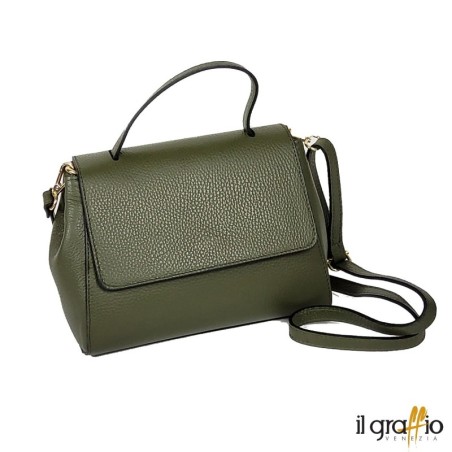 Mini Bag in Pelle Artigianale | Borsa a Mano e Tracolla | Il Graffio