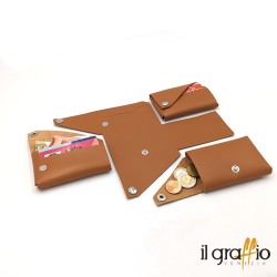 Dogàl - an origami leather wallet made in Venice