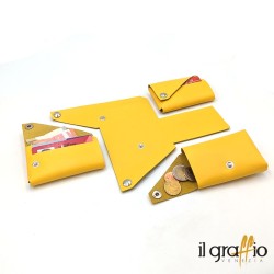 Dogàl - an origami leather wallet made in Venice