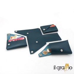 Dogàl - an origami leather wallet made in Venice