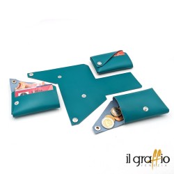 Dogàl - an origami leather wallet made in Venice