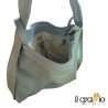 Borsa a spalla trasformabile in zaino.  Vera pelle. Made in Italy.