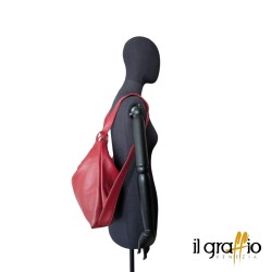 Convertible Bag-Backpack in genuine leather. Made in Italy