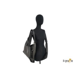 Convertible Bag-Backpack in genuine leather. Made in Italy