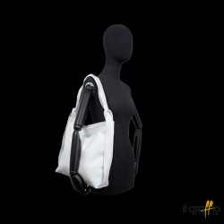Convertible Bag-Backpack in genuine leather. Made in Italy