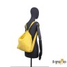 Convertible Bag-Backpack in genuine leather. Made in Italy