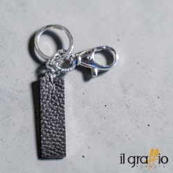 Leather Keychain Letter I - Il Graffio Venezia
