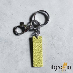 Leather Keychain Letter I - Il Graffio Venezia
