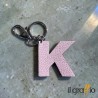Leather Keychain Letter K  - Il Graffio Venezia