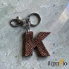 Leather Keychain Letter K  - Il Graffio Venezia