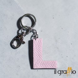 Portachiavi Lettera L  in Pelle - Il Graffio Venezia