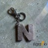 Leather Keychain Letter N  - Il Graffio Venezia