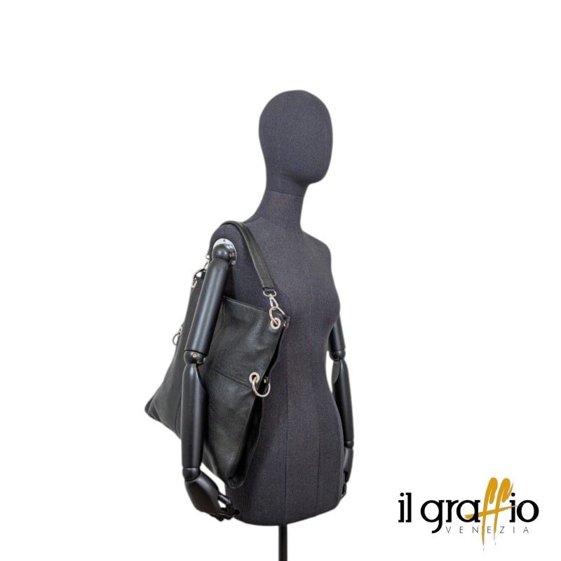 Smart leather convertible bag, Il Graffio Venezia