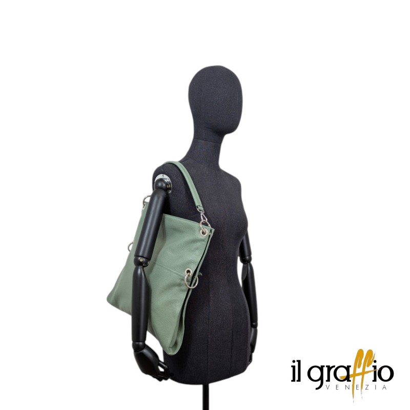 Smart leather convertible bag, Il Graffio Venezia